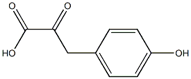 PARA-HYDROXYPHENYLPYRUVICACID 구조식 이미지