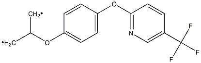 2-(4-(((5-TRIFLUOROMETHYL)-2-PYRIDINYL)OXY)PHENOXY)PROPANO. Structure