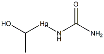 ETHANOLMERCURYCARBAMIDE Structure