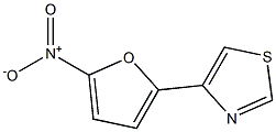 THIAZOLE,4-(5-NITRO-2-FURYL)- Structure