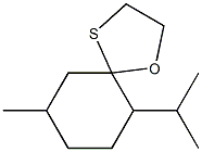 (-)-MENTHONEETHYLENETHIOKETAL 구조식 이미지