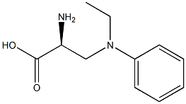 DL-3-(N-PHENYLETHYLAMINO)-ALANINE 구조식 이미지