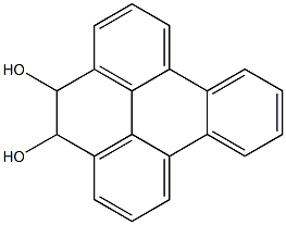 BENZO[E]PYRENE,4,5-DIHYDRO-4,5-DIHYDROXY- 구조식 이미지