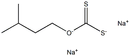 SODIUMISOPENTYLXANTHATE 구조식 이미지