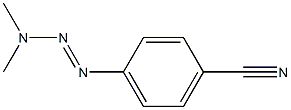 1-(4-CYANOPHENYL)-3,3-DIMETHYLTRIAZENE 구조식 이미지