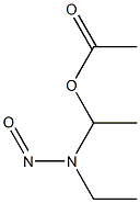 N-NITROSO-N-(ALPHA-ACETOXY)ETHYL-N-ETHYLAMINE 구조식 이미지