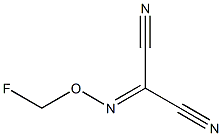 2-(FLUOROMETHOXYIMINO)PROPANE-1,3-DINITRILE 구조식 이미지