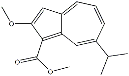 METHYL-7-ISOPROPYL-2-METHOXYAZULENE-1-CARBOXYLATE Structure