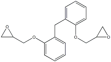 2,2'-(METHYLENEBIS(2,1-PHENYLENEOXYMETHYLENE))BISOXIRANE 구조식 이미지