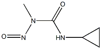 N-METHYL-N'-CYCLOPROPYL-N-NITROSOUREA Structure