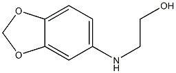 HYDROXYETHYL-3,4-METHYLENEDIOXYANILINE Structure