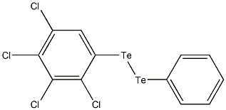 TETRACHLORODIPHENYLDITELLURIDE 구조식 이미지