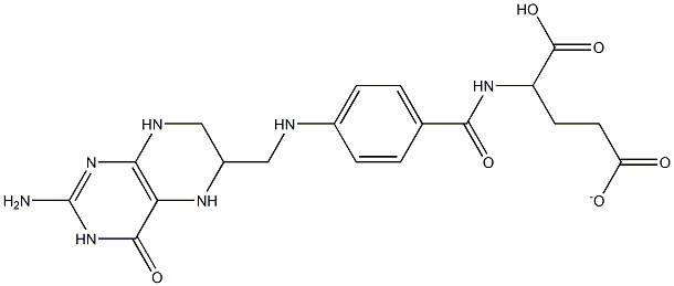 TETRAHYDROFOLATE 구조식 이미지