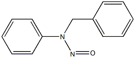 N-PHENYL-N-BENZYLNITROSAMINE 구조식 이미지