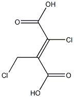 2-CHLORO-3-(CHLOROMETHYL)-2-BUTENEDIOICACID 구조식 이미지