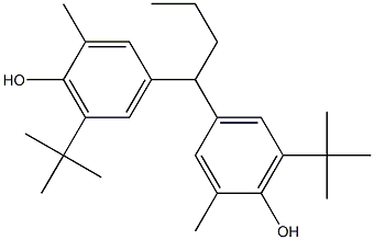 4,4-BUTYLIDENEBIS(2-METHYL-6-TERT-BUTYLPHENOL) Structure