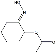 2-ACETOXYCYCLOHEXANONEOXIME 구조식 이미지