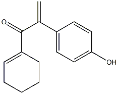 1-(2,4-DIHYDROBENZOYL)-1-(4-HYDROXYPHENYL)ETHYLENE Structure