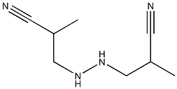 HYDRAZODIISOBUTYRONITRILE Structure