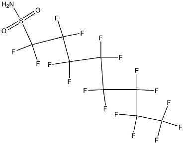 PERFLUOROOCTANESULFONYLAMIDE 구조식 이미지