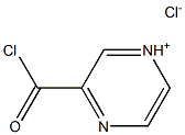 2-CHLOROCARBONYLPYRAZINIUMCHLORIDE Structure