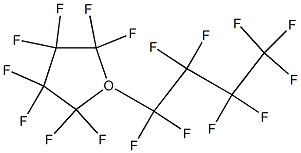 PERFLUOROBUTYLPERFLUOROTETRAHYDROFURAN 구조식 이미지