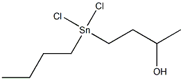 N-BUTYL(3-HYDROXYBUTYL)TINDICHLORIDE 구조식 이미지