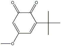 5-METHOXY-3-TERT-BUTYL-1,2-BENZOQUINONE 구조식 이미지