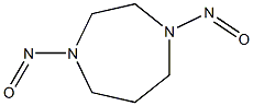 1,4-DIAZEPINE,HEXAHYDRO-1,4-DINITROSO- Structure