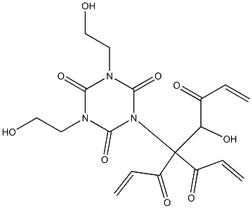 TRIACRYL-(TRIS-2-HYDROXYETHYL)-ISOCYANURATE Structure