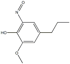 6-NITROSO-4-PROPYLGUAIACOL Structure