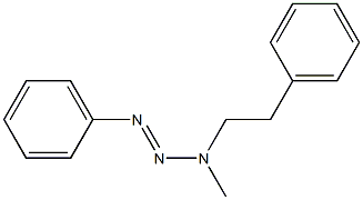 1-PHENYL-METHYLPHENYL-3,3-DIMETHYLTRIAZENE 구조식 이미지