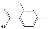 2-FLUORO-4-METHYL-THIOBENZAMIDE 구조식 이미지