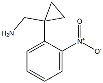 [1-(2-Nitrophenyl)cyclopropyl]methylamine Structure