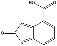 2-Oxo-2H-indole-4-carboxylicacid 구조식 이미지