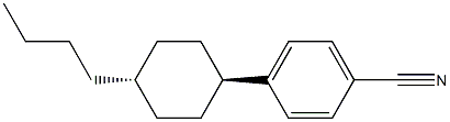 4-(trans-4-n-Butylcyclohexyl)benzonitrile 구조식 이미지