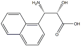 (2S,3S)-3-Amino-2-hydroxy-3-naphthalen-1-yl-propanoic acid Structure