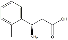 (R)-3-Amino-3-(2-methyl-phenyl)-propanoic acid Structure