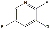 5-Bromo-3-chloro-2-fluoropyridine Structure