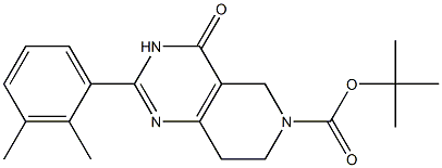 2-(2,3-Dimethyl-phenyl)-4-oxo-3,5,7,8-tetrahydro-4H-pyrido[4,3-d]pyrimidine-6-carboxylic acid tert-butyl ester Structure