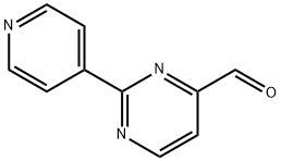2-Pyridin-4-yl-pyrimidine-4-carbaldehyde 구조식 이미지