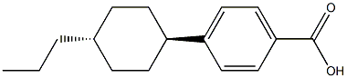 4-(trans-4-propylcyclohexyl)benzoic acid Structure