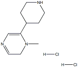 1-methyl-6-(piperidin-4-yl)-1,2-dihydropyrazine dihydrochloride Structure