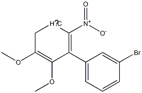 (3-Bromo-phenyl)-(4,5-dimethoxy-2-nitro-phenyl)- 구조식 이미지