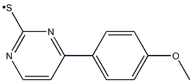 [4-(4-Methoxy-phenyl)-pyrimidin-2-ylsulfanyl]- 구조식 이미지