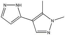 1',5'-Dimethyl-2H,1'H-[3,4']bipyrazolyl-5- Structure