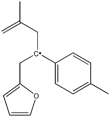 Furan-2-ylmethyl-(3-methyl-1-p-tolyl-but-3-enyl)- Structure