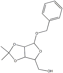 (6-Benzyloxy-2,2-dimethyl-tetrahydro-furo[3,4-d][1,3]dioxol-4-yl)-methanol 구조식 이미지