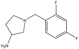 1-(2,4-difluorobenzyl)pyrrolidin-3-amine Structure