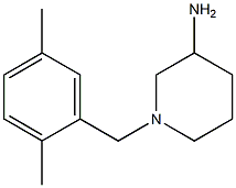 1-(2,5-dimethylbenzyl)piperidin-3-amine 구조식 이미지